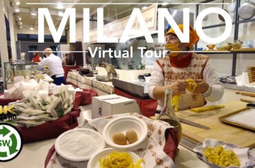 Walking in Milan ITALIAN FOOD TOUR FAIR in ARTIGIANO (FIERA 2021) 100% Italian products | 4K