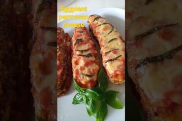 Italian eggplant with parmesan cheese.