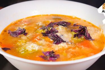 Italian vegetable soup "MINESTRONE" | "Simple, Delicious, Quick, Recipes" | VANDA cooking