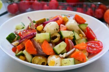 How To Make Italian Salad | Evening Snacks,Breakfast,Lunch,Dinner Recipe | Salad For Winter