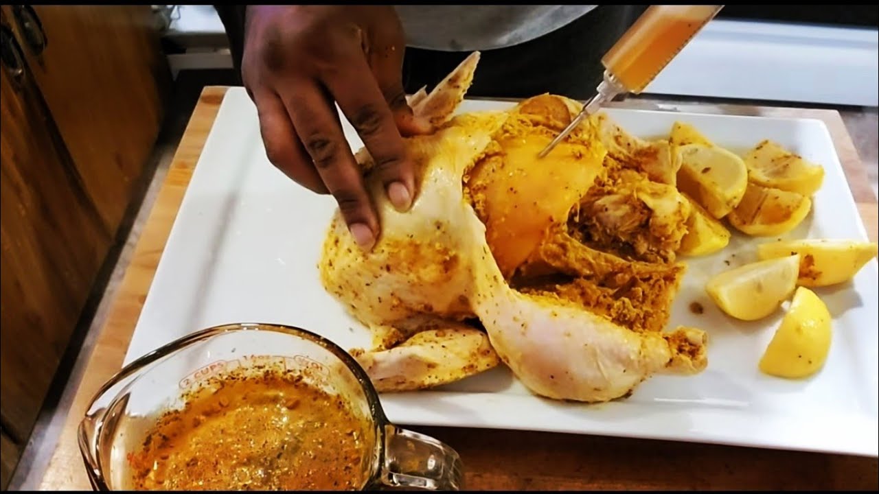 Infused Italian herb lemon butter roasted seasoned chicken | Vlogmas Day 14 #viral #tranding Infused Italian herb lemon butter roasted seasoned chicken | Vlogmas Day 14 #viral #tranding