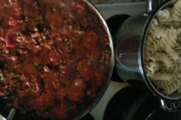 Fusilli Bolognese Cooking with Kaido