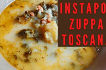 Instapot Zuppa Toscana in 15 minutes. #zuppatoscana #instapotsouprecipes #pressurecookerzuppatoscana