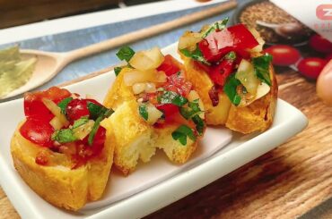 How To Make Best Bruschetta Recipe - Easy Bruschetta Recipe / Miniature Cooking