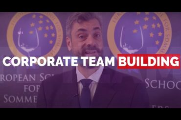 Wine tasting for team building