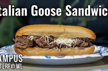 Italian Goose Sandwich - Easy Slow Cooker Recipe!! (MUST TRY)