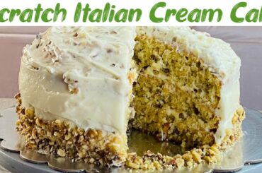 Italian Cream Cake | Italian Cream Cake Recipe