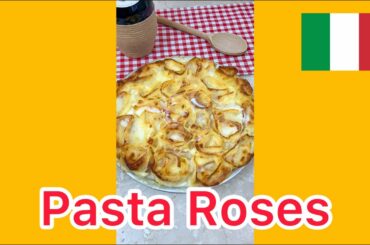 PASTA ROSES, easy recipe! #shorts