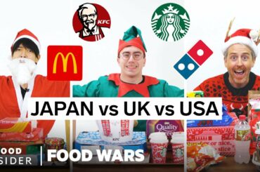US vs UK vs Japan Christmas Edition | Food Wars