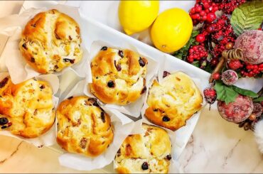 Easy Italian Homemade Mini Panettone, No Mold!