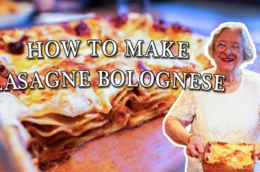 Lasagne Bolognese | Kitchen on the Cliff with Giovanna Bellia LaMarca