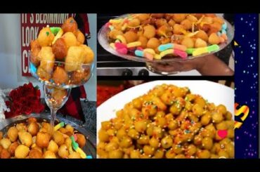COOKING WITH ITALIAN CHEF -CHRISTMAS CAKE ] STRUFFOLI CAKE