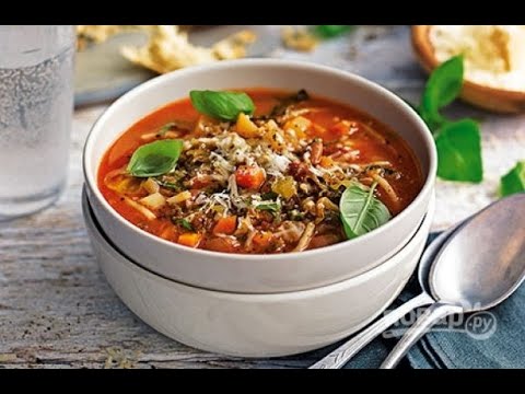 Minestrone Italian soup. Delicious homemade recipes Minestrone Italian soup. Delicious homemade recipes