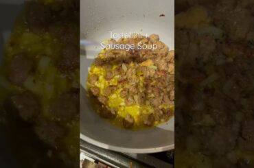 Tortellini + Italian Sausage Soup Recipe