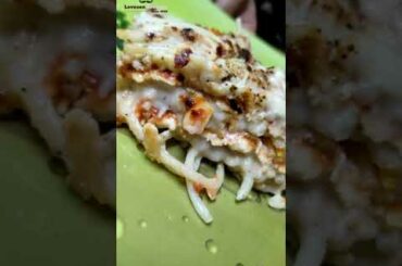 Cheesy Spaghetti Lasagne #lasagne #cheeselovers #spaghetti #italianfood