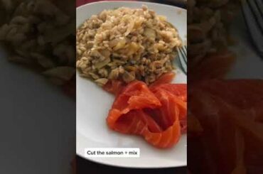 How to make Risotto | Salmon and Mushroom | #Cooking #Tutorial #ItalianFood