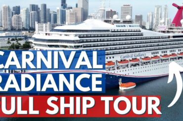 Carnival Radiance Full Ship Tour! Carnival Cruise Line's Newest Ship!