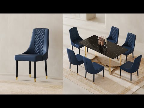 Luxury Italian Nordic Modern Design, Luxury Italian Leather Dining Chairs