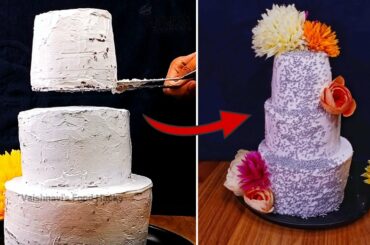 Romantic Wedding Cake! | Cake Recipe | Italian Tiffany Cake | Wedding Cake Recipe