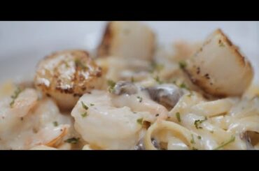 Tuscany Italian Restaurant - Cooking Seafood Alfredo