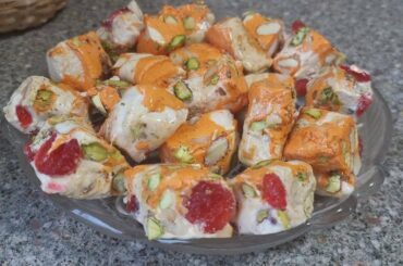 Nougat Recipe | Torrone (Italian Nut and Nougat Confection) | Nutty Nougat