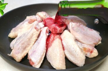 Chicken Wings in Red Wine!  Nobody believes you can cook like this at home!!!