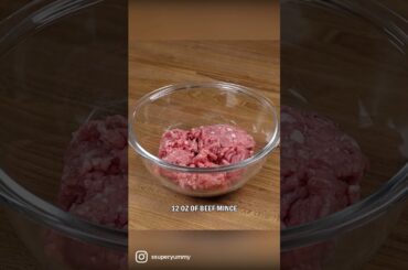 Next time try cooking beef mince and bread! An easy and delicious dinner!