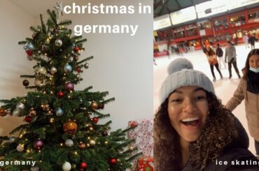 christmas in germany | baking, italian food, ice skating & being w friends