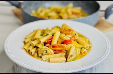 Italian old fashion Brussel Sprouts Rigatoni Pasta Recipe. #italianpasta #italianpastarecipe