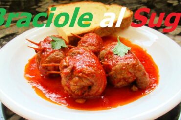BRACIOLE AL SUGO homemade in Italy #Shorts