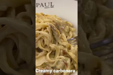 The best carbonara #carbonara #italianfood #shorts #youtubeshorts