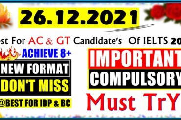 IELTS LISTENING PRACTICE TEST 2021 WITH ANSWERS | 26.12.2021