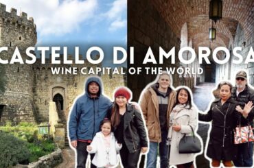 Castello di Amorosa Wine Tasting with Family | Napa Valley Tagalog Vlog