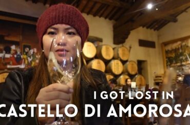 I got lost in Castello di Amorosa/ First Wine Tasting Experience Vlog (Tagalog)
