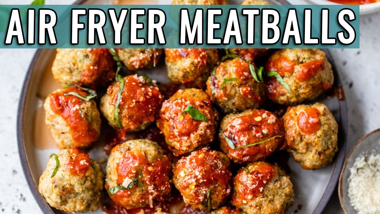 How to Make EASY Air Fryer Meatballs How to Make EASY Air Fryer Meatballs