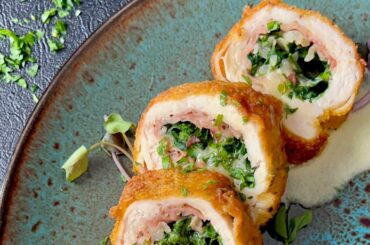 Perfect Stuffed Chicken W/ Orange Beurre Blanc Sauce!