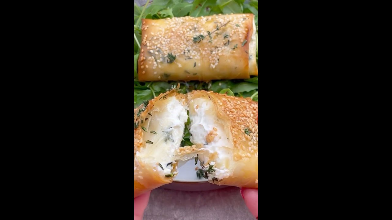 Baked feta in filo pastry with honey and thyme #food #shorts #bakedfeta #feta #crunchywrap #crunchy Baked feta in filo pastry with honey and thyme #food #shorts #bakedfeta #feta #crunchywrap #crunchy