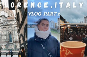 Second part of my Florence, Italy trip - Christmas market, hot wine, duomo, & failures..