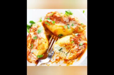 Stuffed pasta shells recipe ideas@Cooking with Naheed