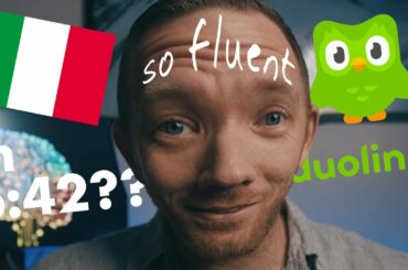 Let's speedrun DUOLINGO in ITALIAN