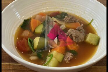 How to make Quick and Easy Italian Sausage Soup! A Favorite soup #JosiesFUNkitchen #recipe #Sausage