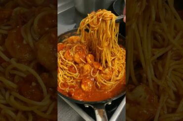 Die leckerste Scampi Pasta | Italian Food | schnelle Rezepte | TikTok Rezepte #Shorts