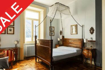 LUXURY HISTORIC VILLA on the Lake Como shores for sale Italy 12 bedrooms Luxury Historical Property
