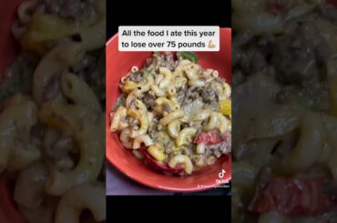 All the food I ate this year to lose 75 pounds and keep it off!