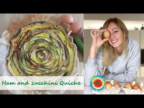 Ham and zucchini Quiche | Italian recipes Ham and zucchini Quiche | Italian recipes