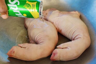 Sprite Pork Leg Recipe | Pork Leg Fried Sprite for Lunch | Yummy Pork Leg Cooking in Village