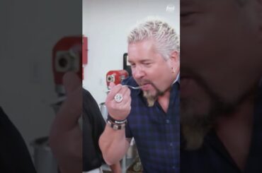 Guy Fieri Eats JUMBO Lasagna | Diners, Drive-Ins and Dives | Food Network