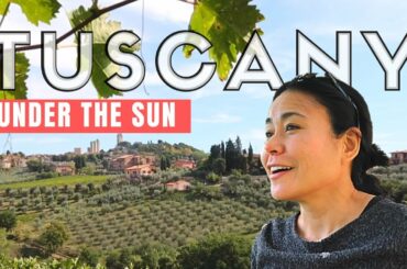 TUSCANY for Solo Travelers - San Gimignano //Tuscany Vineyard // Food & Wine Tasting | Tuscany vlog