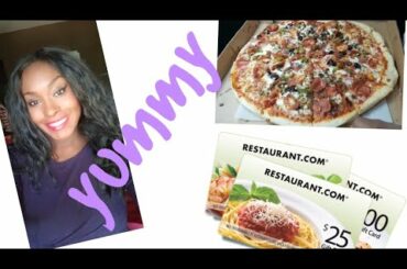 Using Restaurant.com and found some good ole Italian pizza and Garlic Knots yasss