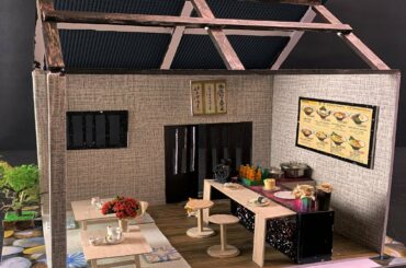 How to Make Miniature Goku Japanese Restaurant (Goku Raku Ramen) Diorama | Eztub Creative